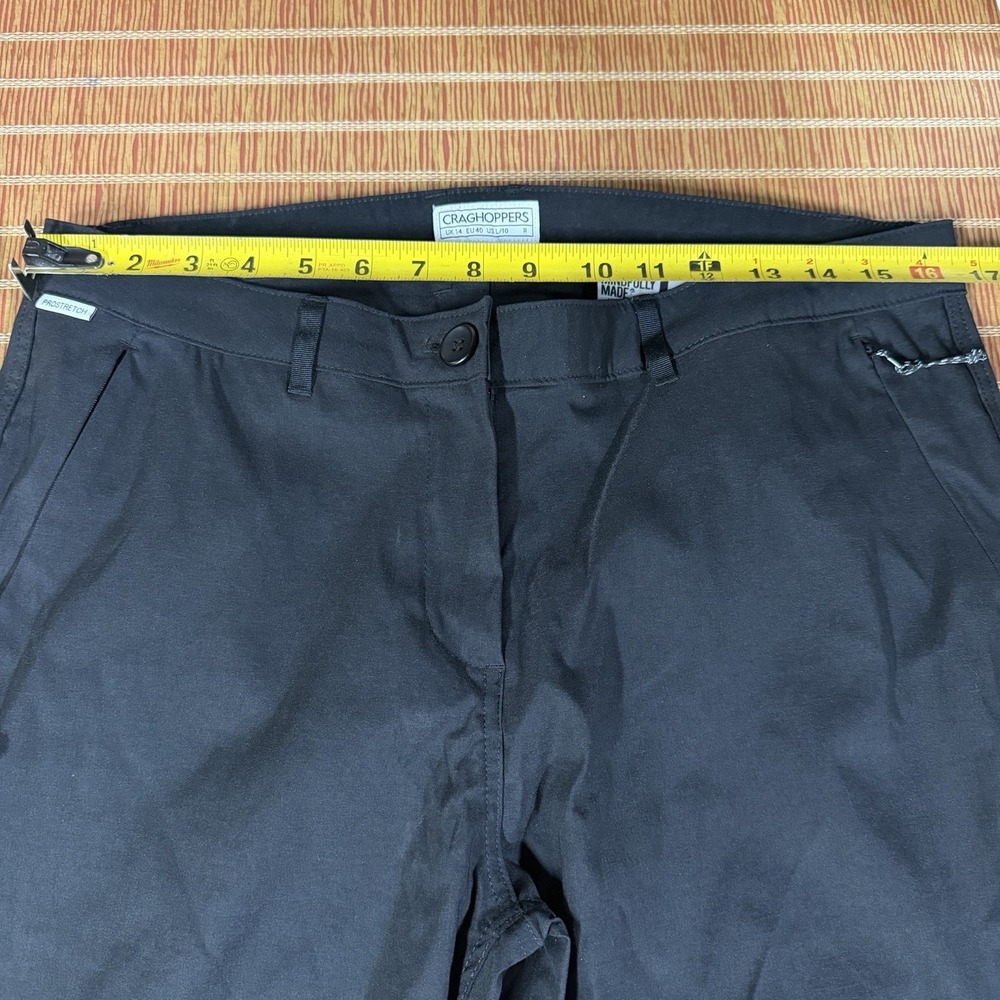 Craghoppers Women's Grey Prostretch Walking / Hiking Trousers UK 14 - Picture 5 of 7